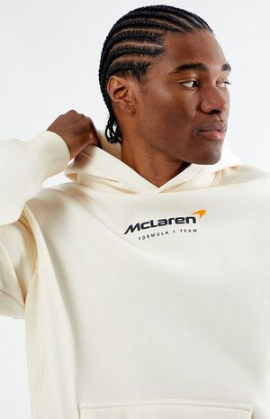 McLaren F1 x Outerstuff Men's Drive Fast Hoodie - Off White - image 4
