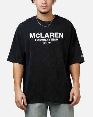 McLaren F1 x New Era Washed Logo T-Shirt - Stone/Black - image 1