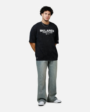 McLaren F1 x New Era Washed Logo T-Shirt - Stone/Black - image 7