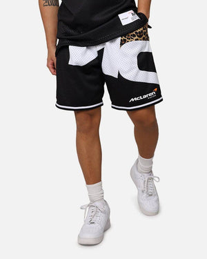 McLaren Racing F1 Mitchell & Ness Special Edition Las Vegas GP Sublimated Mesh Shorts - image 4