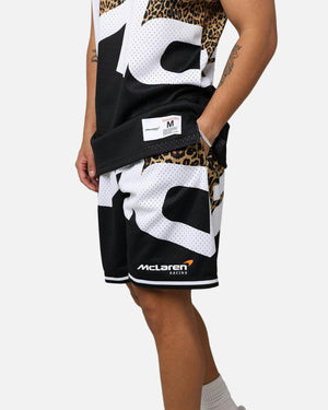 McLaren Racing F1 Mitchell & Ness Special Edition Las Vegas GP Sublimated Mesh Shorts - image 3