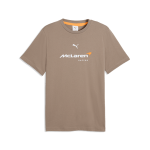 McLaren F1 Essentials Large Logo T-Shirt - Puma Black/Papaya/Mouse Gray - image 3