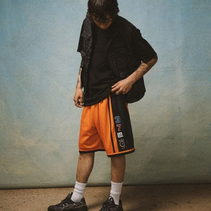 McLaren Racing F1 Mitchell & Ness Special Edition Monaco GP Triple Crown Mesh Shorts - image 4