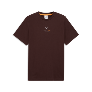 McLaren F1 Essentials Small Logo T-Shirt - Puma Black/Papaya/White Glow Heather/Chocolate Fondue - image 4