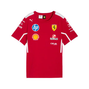 Scuderia Ferrari F1 2025 Men's Team T-Shirt - Dark Cherry - image 1