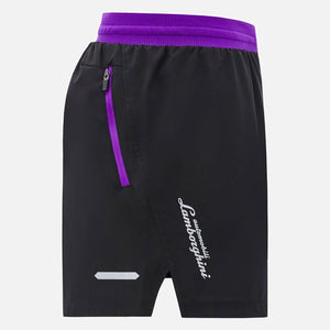Automobili Lamborghini Women's Activewear Shorts - Black - image 5
