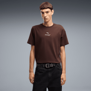 McLaren F1 Essentials Small Logo T-Shirt - Puma Black/Papaya/White Glow Heather/Chocolate Fondue - image 11