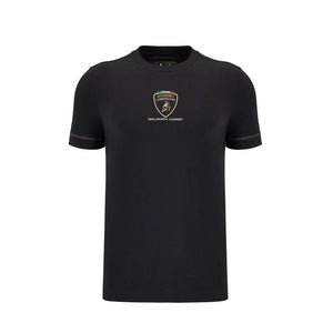 Automobili Lamborghini Squadra Corse Men's Tricolor T-Shirt - Black - image 1