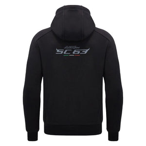 Automobili Lamborghini SC63 Hypercar Men's Pullover Hoodie - Black - image 2