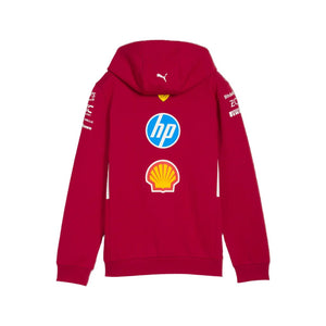 Scuderia Ferrari F1 2025 Kids Team Hoodie - Youth Dark Cherry - image 2