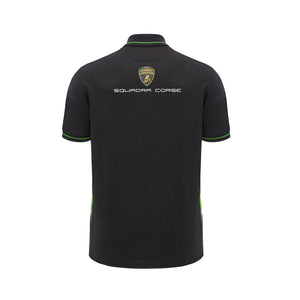 Automobili Lamborghini Squadra Corse Men's Team Polo Shirt - White/Black - image 4
