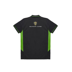 Automobili Lamborghini Squadra Corse Kids Team Polo Shirt - Youth Black/White - image 3