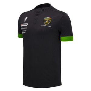 Automobili Lamborghini SC63 Hypercar Men's Team Polo Shirt - Black - image 2