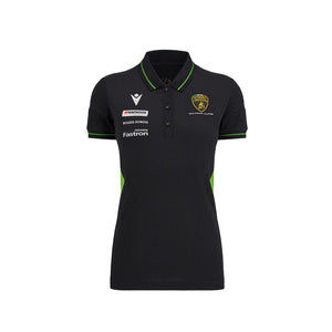 Automobili Lamborghini Squadra Corse Women's Team Polo Shirt - Black/White - image 1