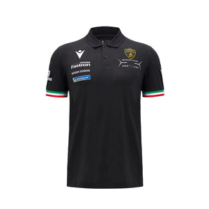 Automobili Lamborghini SC63 Hypercar Men's Team Polo Shirt - Black/White - image 2