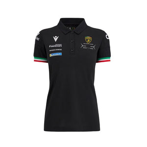 Automobili Lamborghini SC63 Hypercar Women's Team Polo Shirt - Black/White - image 2