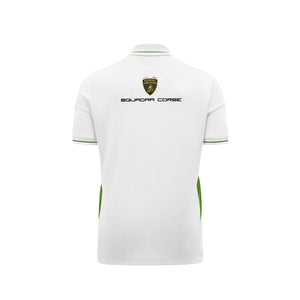 Automobili Lamborghini Squadra Corse Men's Team Polo Shirt - White/Black - image 3