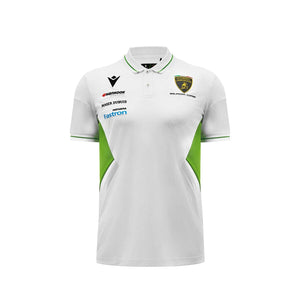 Automobili Lamborghini Squadra Corse Men's Team Polo Shirt - White/Black - image 2