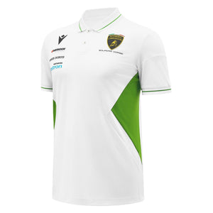 Automobili Lamborghini Squadra Corse Men's Team Polo Shirt - White - image 2