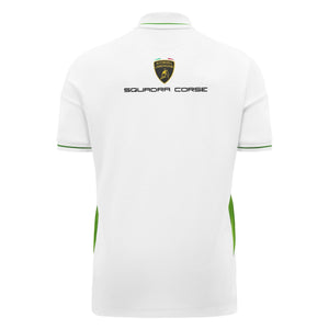 Automobili Lamborghini Squadra Corse Men's Team Polo Shirt - White - image 4