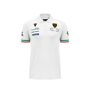 Automobili Lamborghini SC63 Hypercar Men's Team Polo Shirt - Black/White - image 1