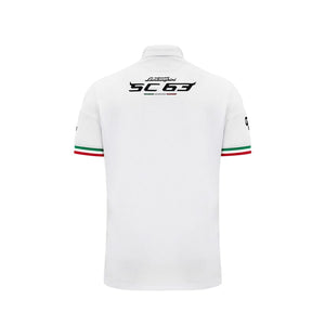 Automobili Lamborghini SC63 Hypercar Men's Team Polo Shirt - Black/White - image 4