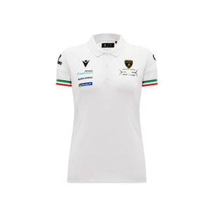 Automobili Lamborghini SC63 Hypercar Women's Team Polo Shirt - Black/White - image 1
