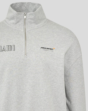 McLaren F1 Miami GP 1/4 Zip Sweatshirt - Gray - image 4