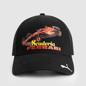 Scuderia Ferrari F1 Puma Graphic Car Hat - Black - image 3