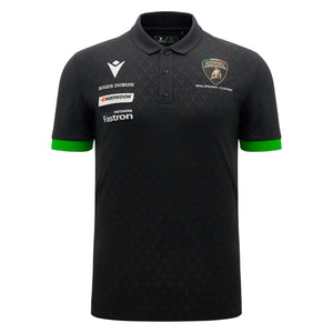 Automobili Lamborghini Squadra Corse 2026 Men's Team Polo Shirt - White/Black - image 1