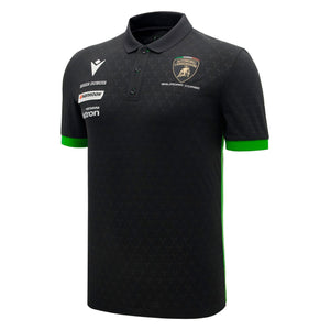 Automobili Lamborghini Squadra Corse 2026 Men's Team Polo Shirt - White/Black - image 4