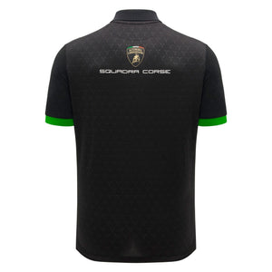 Automobili Lamborghini Squadra Corse 2026 Men's Team Polo Shirt - White/Black - image 3