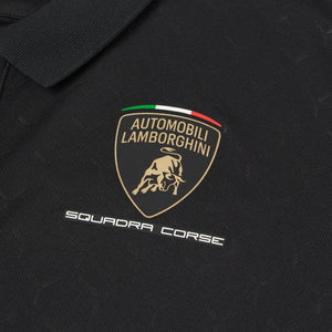 Automobili Lamborghini Squadra Corse 2026 Kids Team Polo Shirt - White/Black - image 3