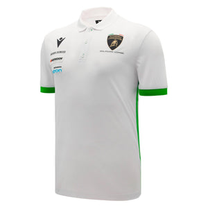 Automobili Lamborghini Squadra Corse 2026 Men's Team Polo Shirt - White/Black - image 8