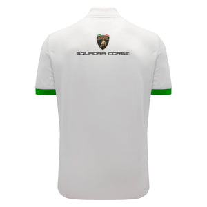 Automobili Lamborghini Squadra Corse 2026 Men's Team Polo Shirt - White/Black - image 7