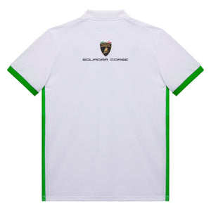 Automobili Lamborghini Squadra Corse 2026 Kids Team Polo Shirt - White/Black - image 4
