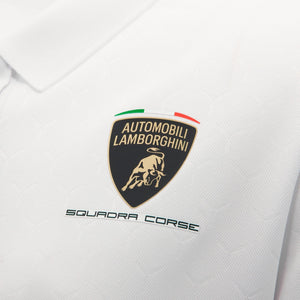 Automobili Lamborghini Squadra Corse 2026 Women's Team Polo Shirt - White/Black - image 8