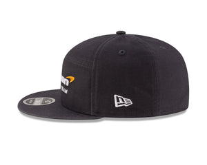 McLaren Racing F1 New Era 9Fifty Split Panel Flat Brim Hat - Stealth Black/Phantom - image 5