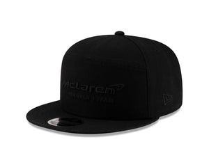 McLaren Racing F1 New Era 9Fifty Split Panel Flat Brim Hat - Stealth Black/Phantom - image 2