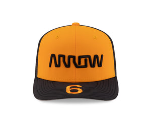 McLaren Indy Car Team New Era 9Seventy Nolan Siegel Hat - Papaya - image 4