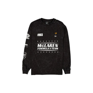McLaren F1 x New Era Long Sleeve Racing T-Shirt - White/Black - image 2