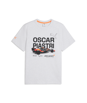 McLaren F1 Oscar Piastri Driver T-Shirt - Puma Black/Papaya/White - image 3