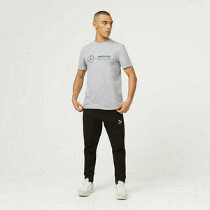 Mercedes Benz AMG Petronas F1 Unisex Large Logo T-Shirt - Black/Gray/White - image 15