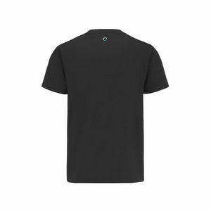 Mercedes Benz AMG Petronas F1 Unisex Small Logo T-Shirt - Black/Gray - image 8