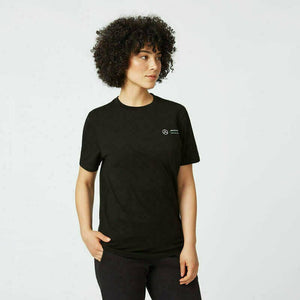 Mercedes Benz AMG Petronas F1 Unisex Small Logo T-Shirt - Black/Gray - image 15