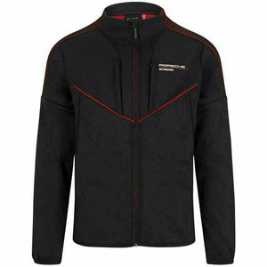 Porsche Motorsport Men's Fanwear Black Softshell Jacket - image 1