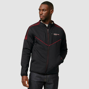 Porsche Motorsport Men's Fanwear Black Softshell Jacket - image 3