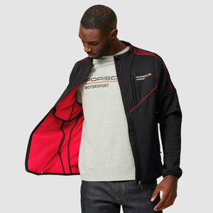 Porsche Motorsport Men's Fanwear Black Softshell Jacket - image 4