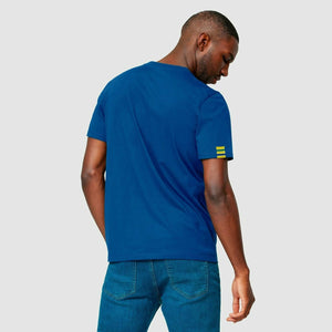 Ayrton Senna Fanwear Logo T-Shirt - Navy/Green/Yellow - image 8