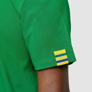 Ayrton Senna Fanwear Logo T-Shirt - Navy/Green/Yellow - image 18